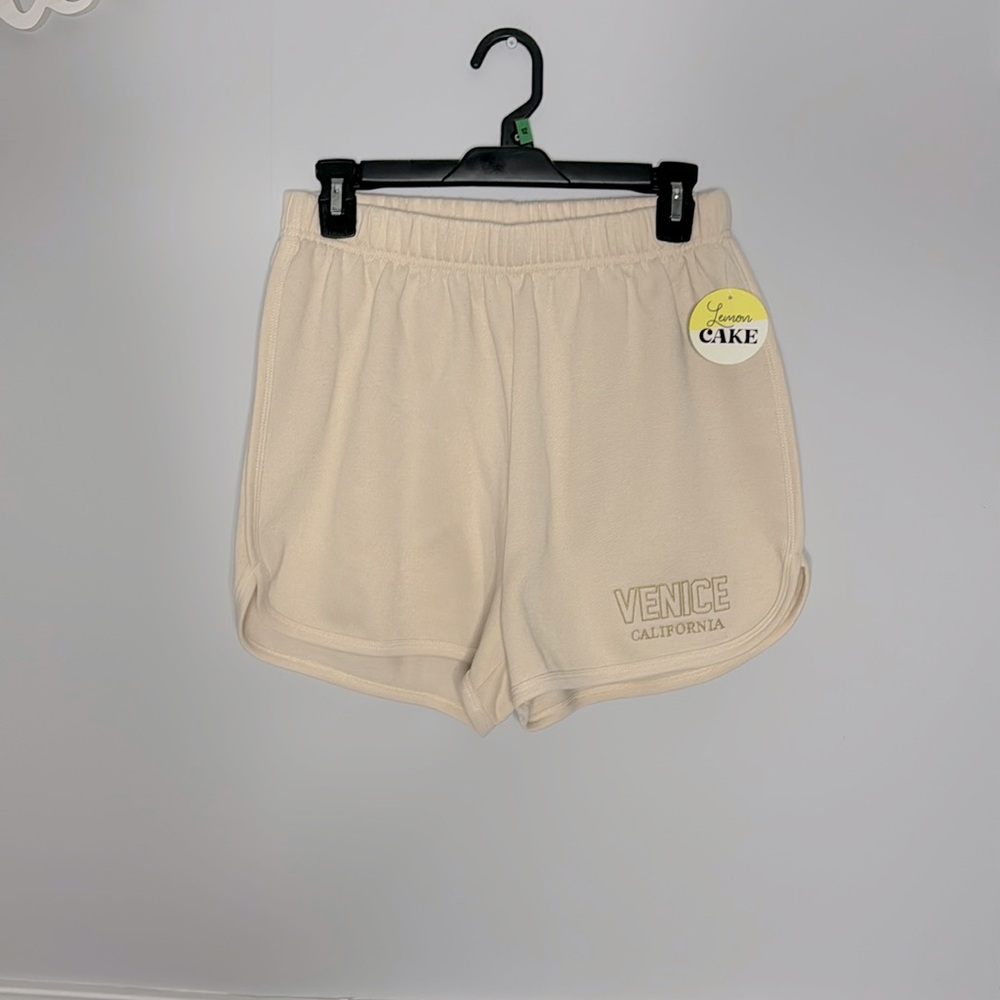 Venice California Cream Lounge Shorts